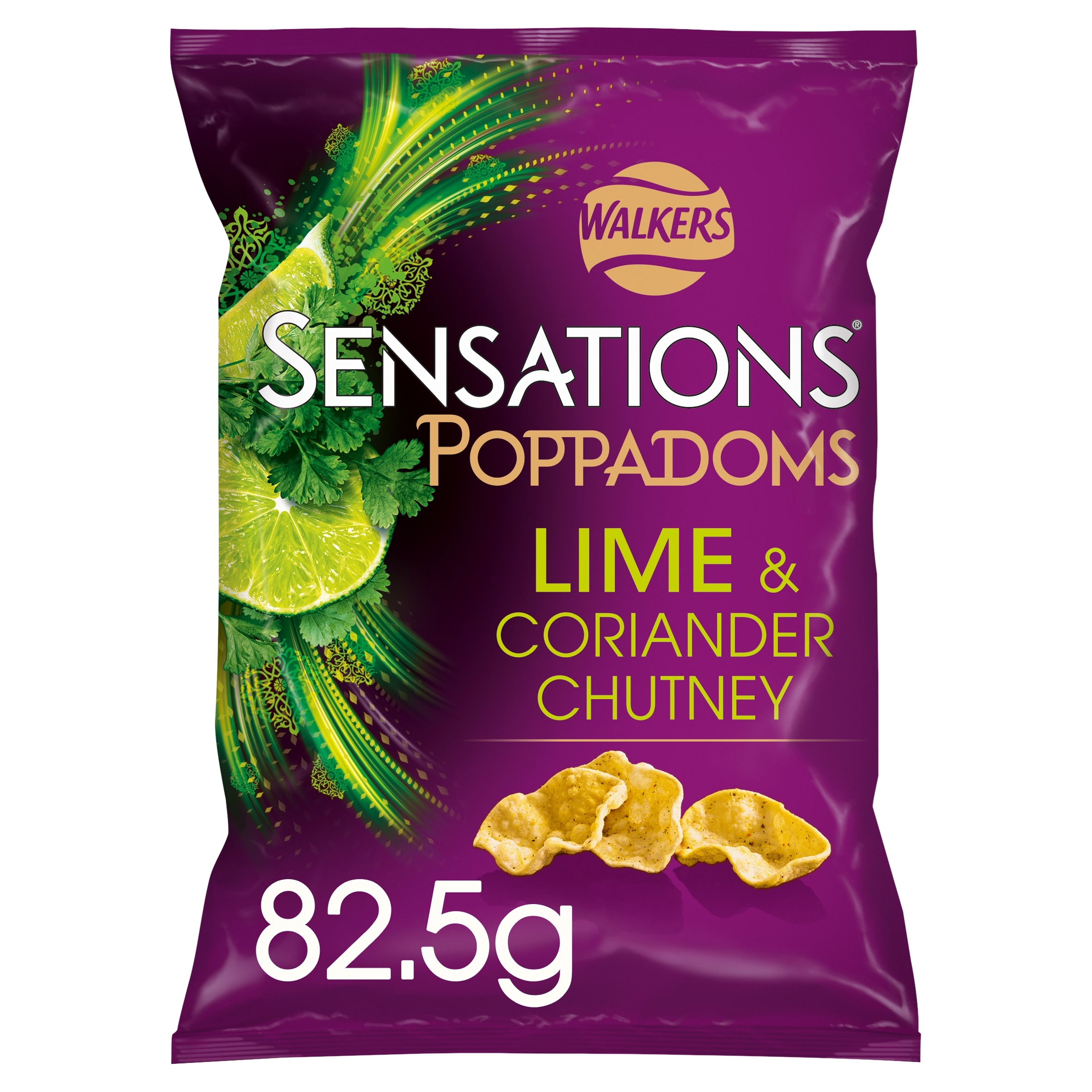 Sensations Poppadoms (Lime and Coriander)